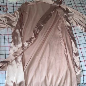 SHEIN light pink intimate robe